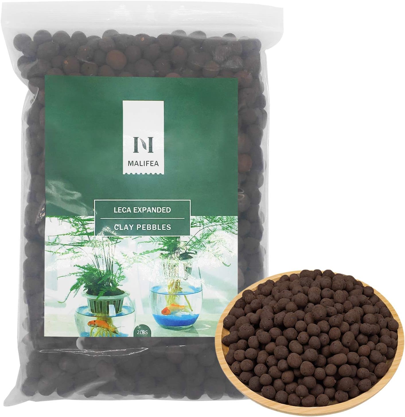 Clay Pebble Growing - 2LBS Leca Expanded Clay Pebbles for