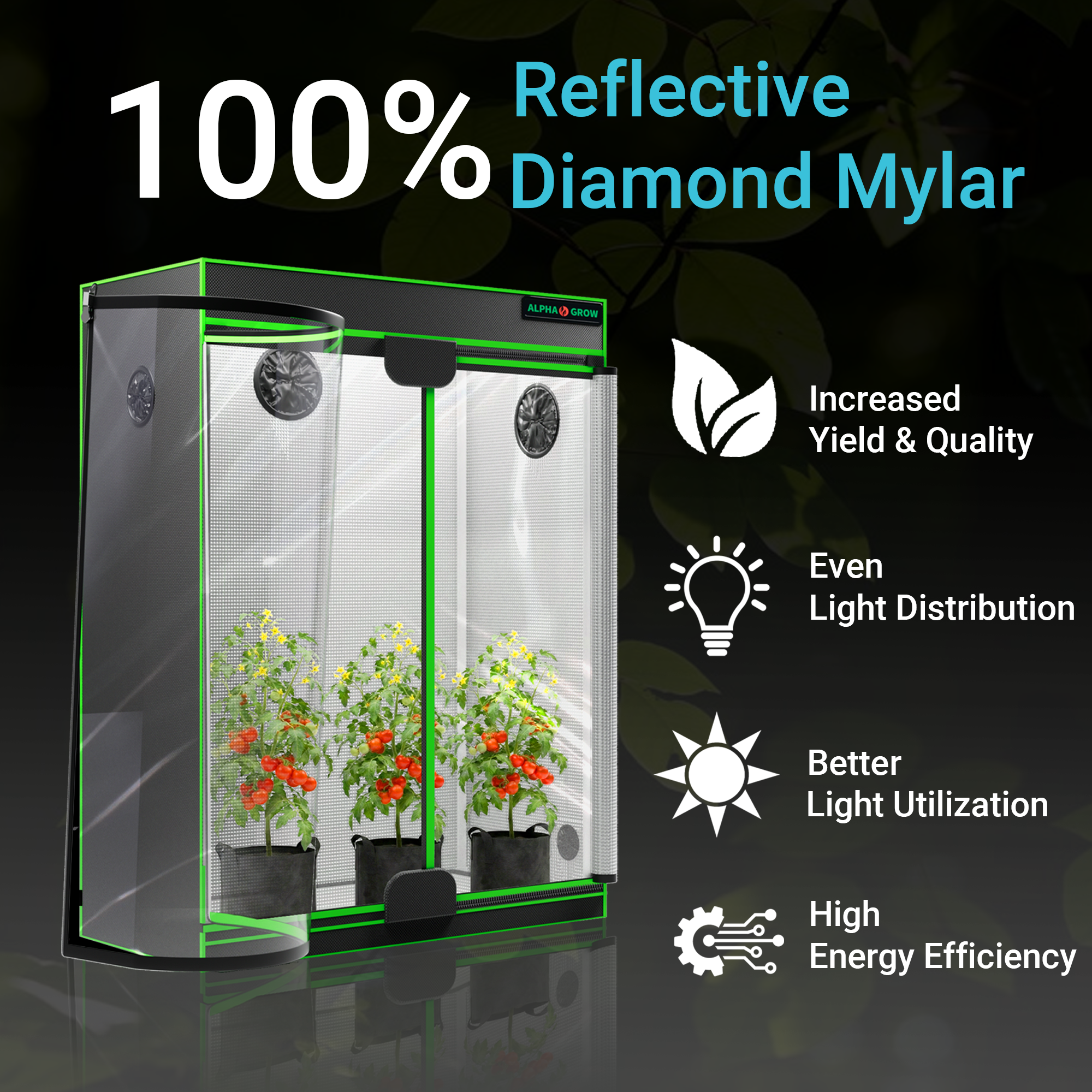 1680D 4x2 Grow Tent Complete K - Carbon Filter Inline recensie en prijs