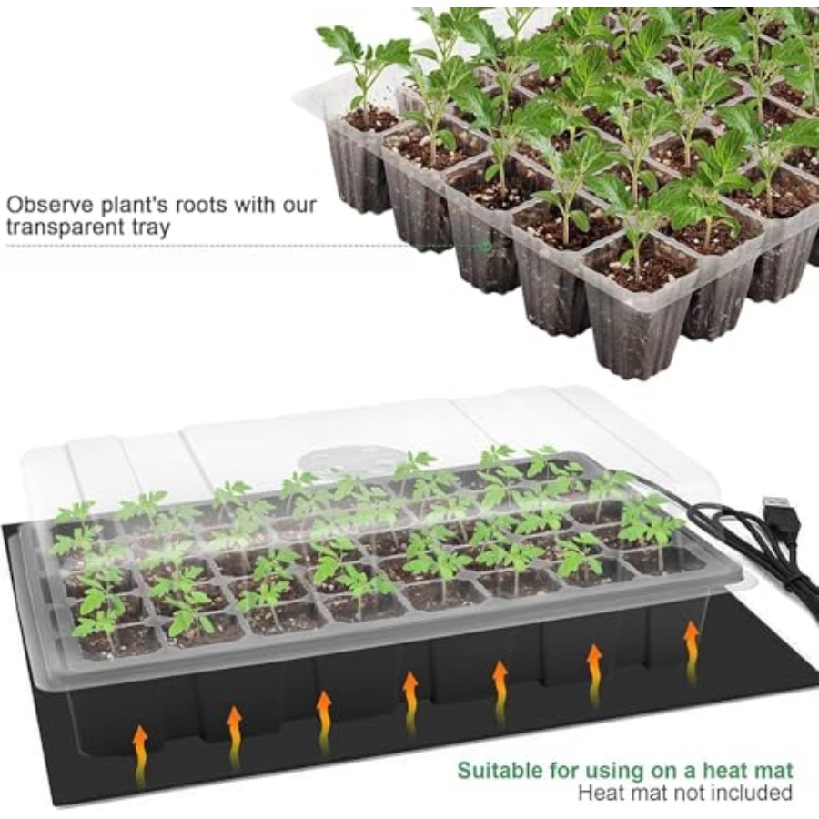 Seedling Trays Seed Starter Tr - Dome Propagation Kit recensie en prijs