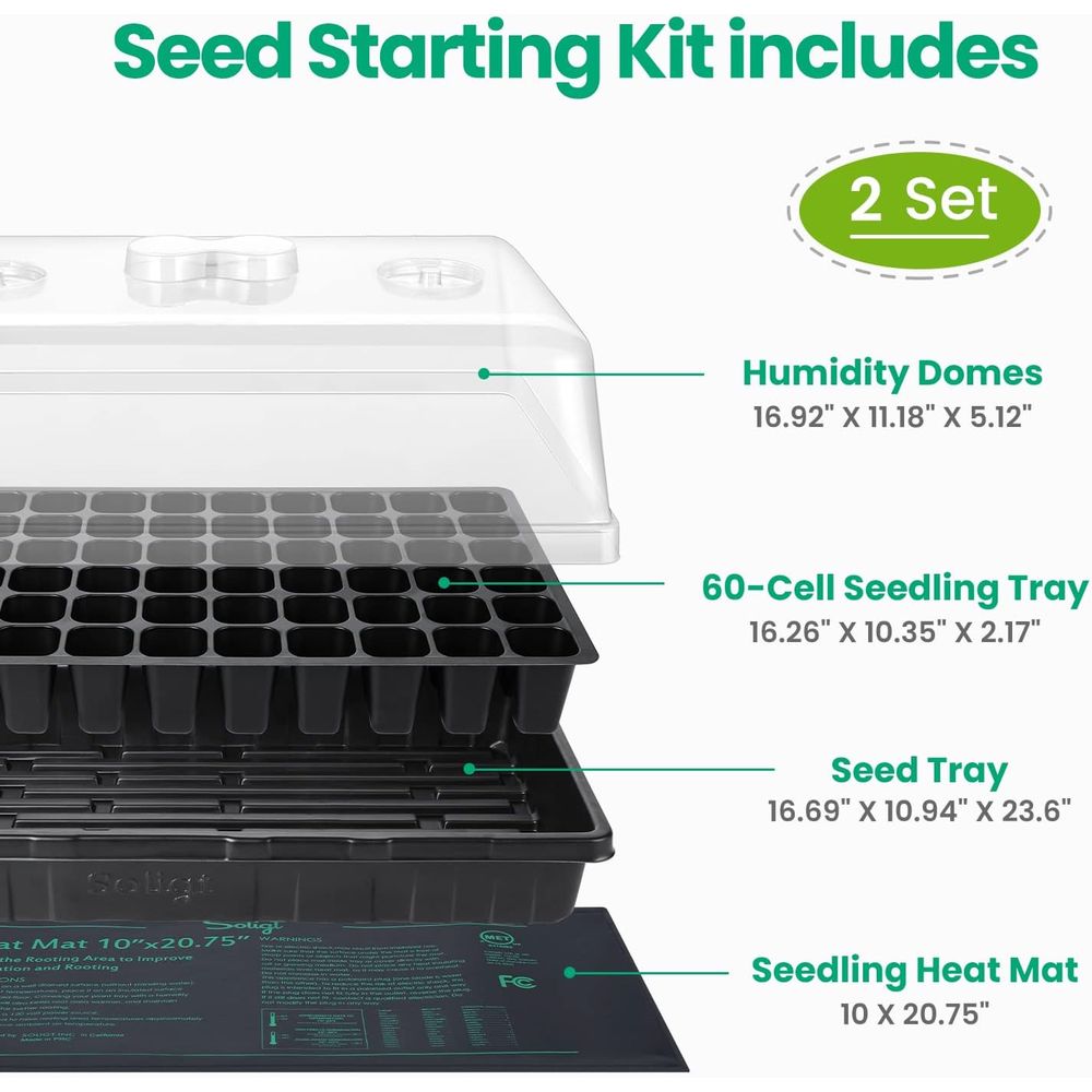 60-Cell Seed Starter Kit - See - Dome Propagation Kit recensie en prijs