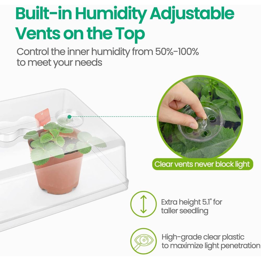 60-Cell Seed Starter Kit - See - Dome Propagation Kit recensie en prijs