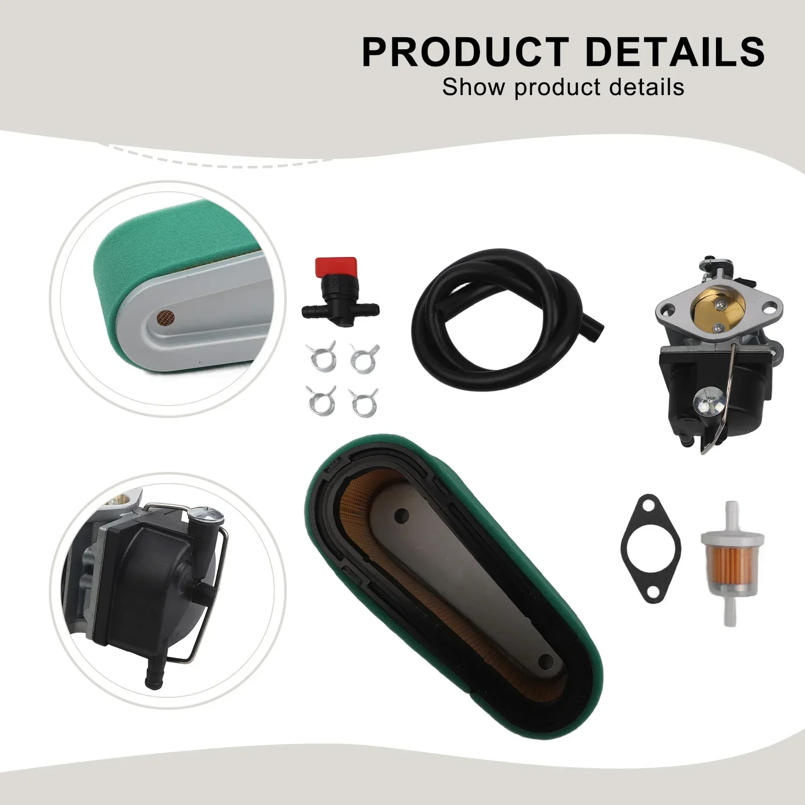 Premium Carburetor Kit for OHV - Carbon Filter Inline recensie en prijs