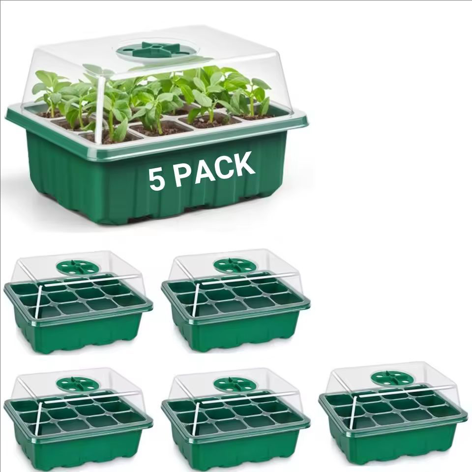 10pcs/5pcs Seedling Trays Seed - Dome Propagation Kit recensie en prijs