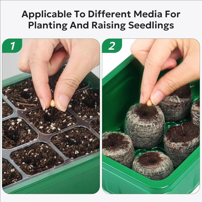 10pcs/5pcs Seedling Trays Seed - Dome Propagation Kit recensie en prijs