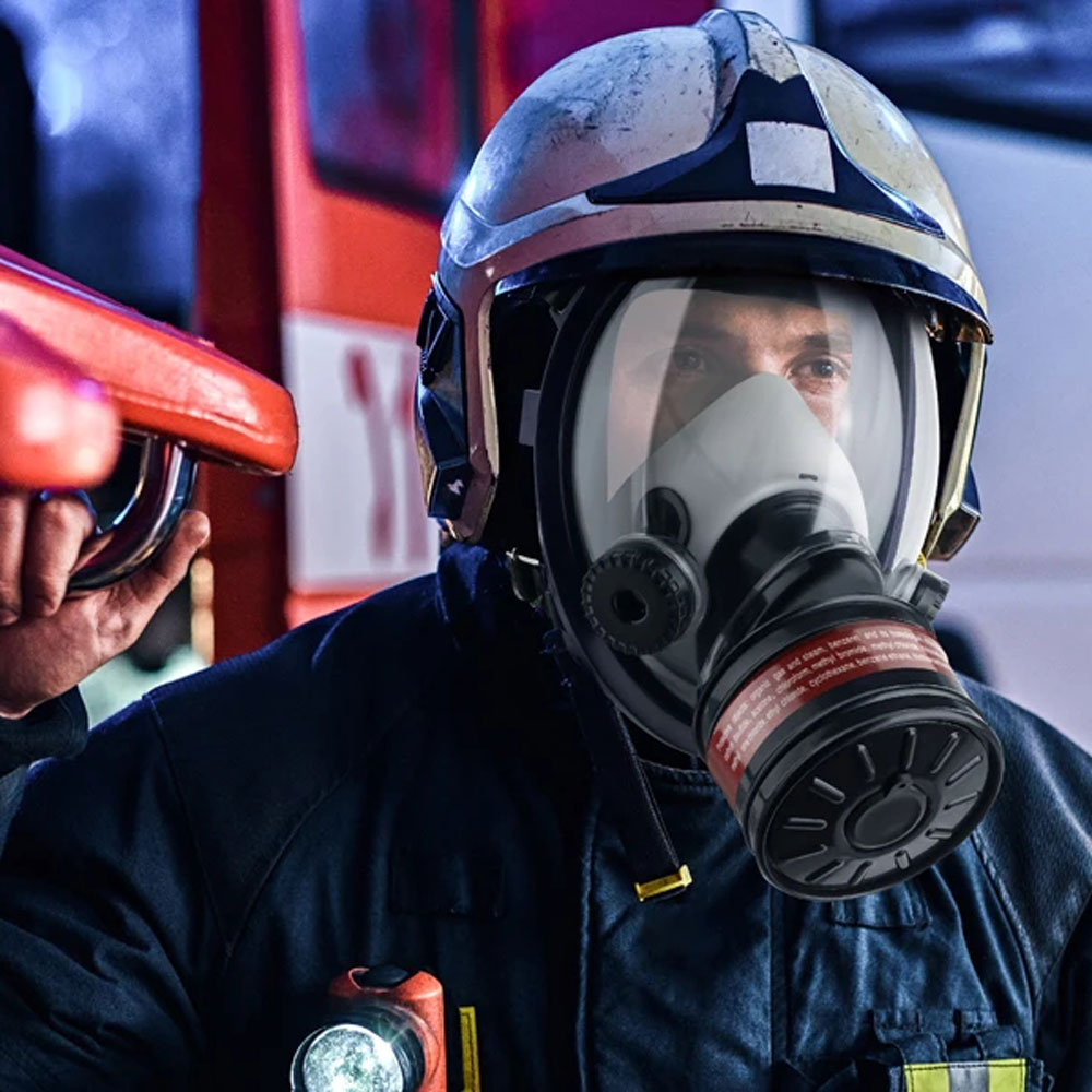 Full face respirator Gas Mask  - Carbon Filter Inline recensie en prijs