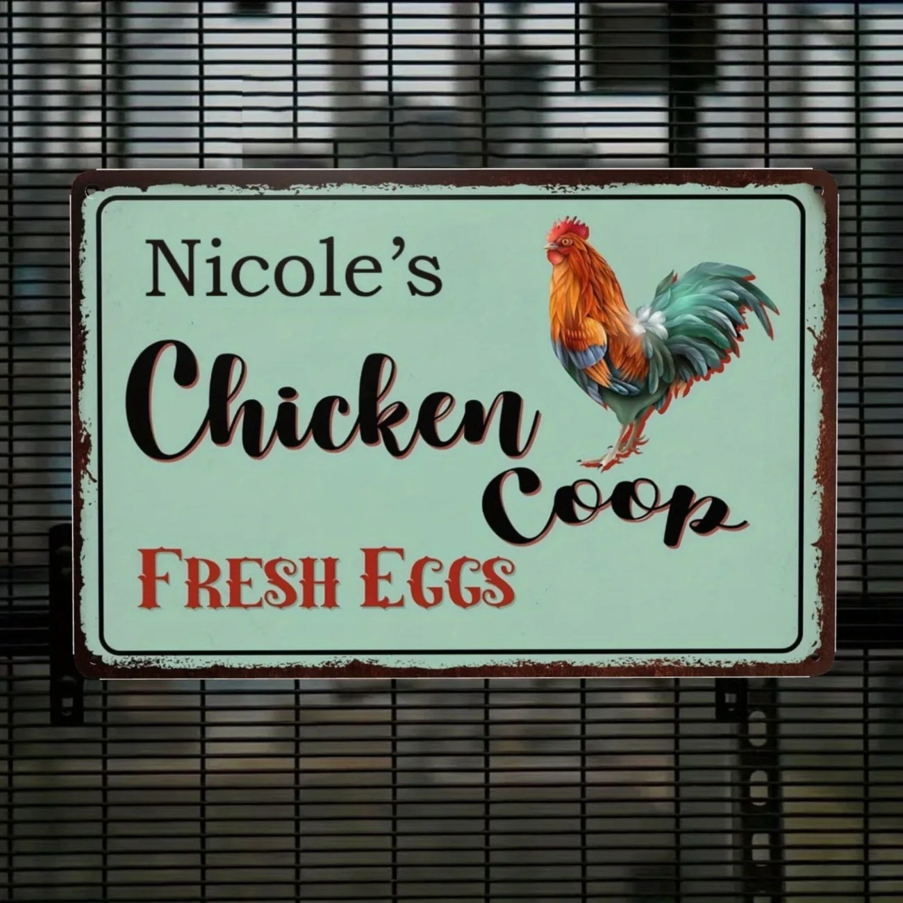 Custom Text Chicken Coop Sign  - Urban Farming Wall recensie en prijs