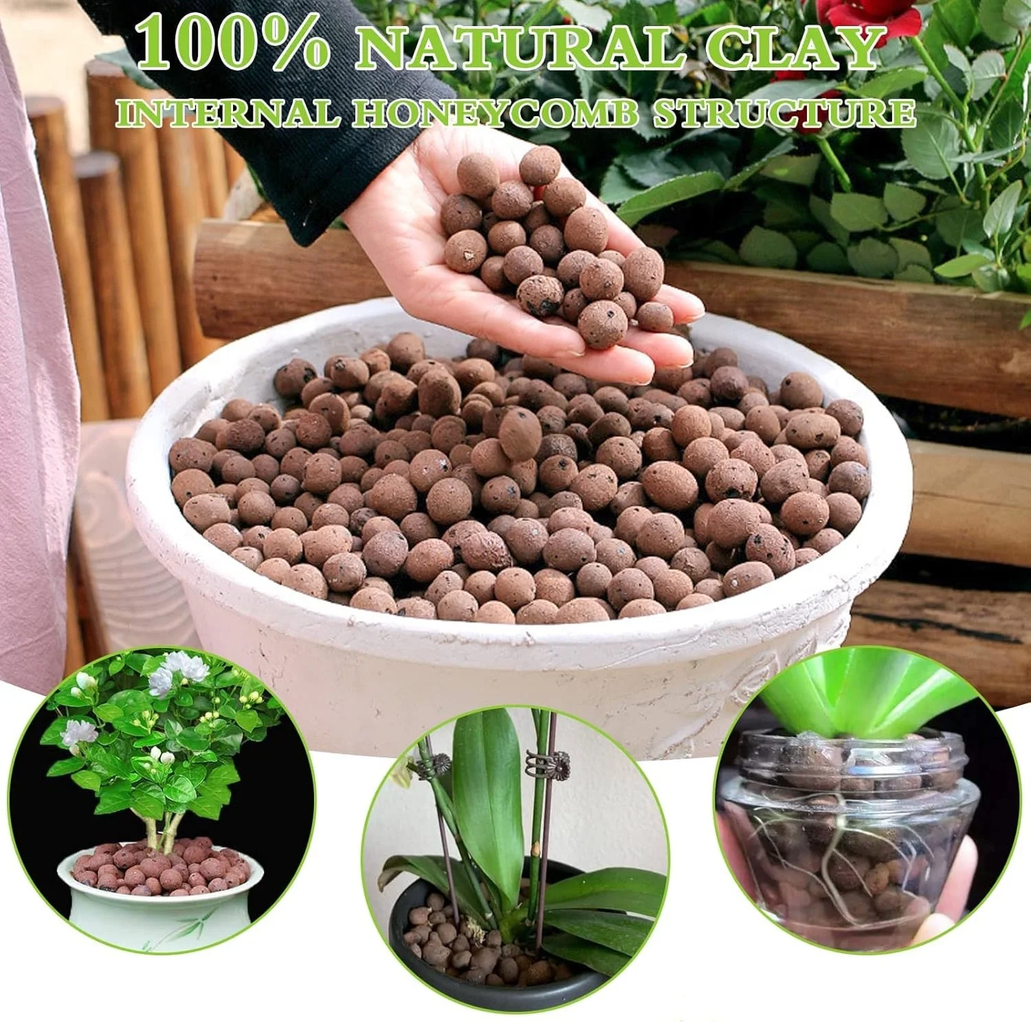 1L Natural Expanded Clay Pebbl - Clay Pebble Growing recensie en prijs