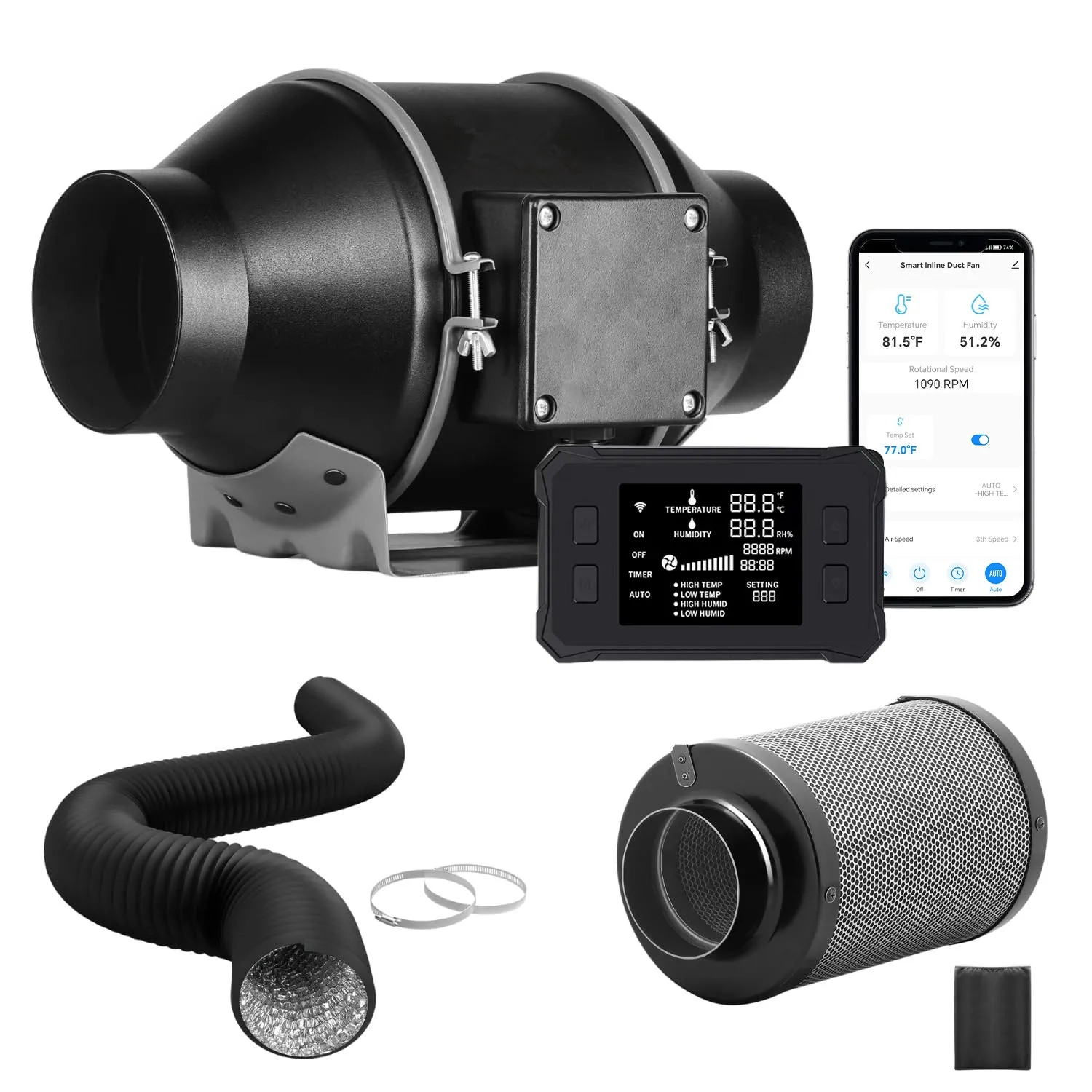 Applicable to BAVA 4 Inch Envi - Carbon Filter Inline recensie en prijs
