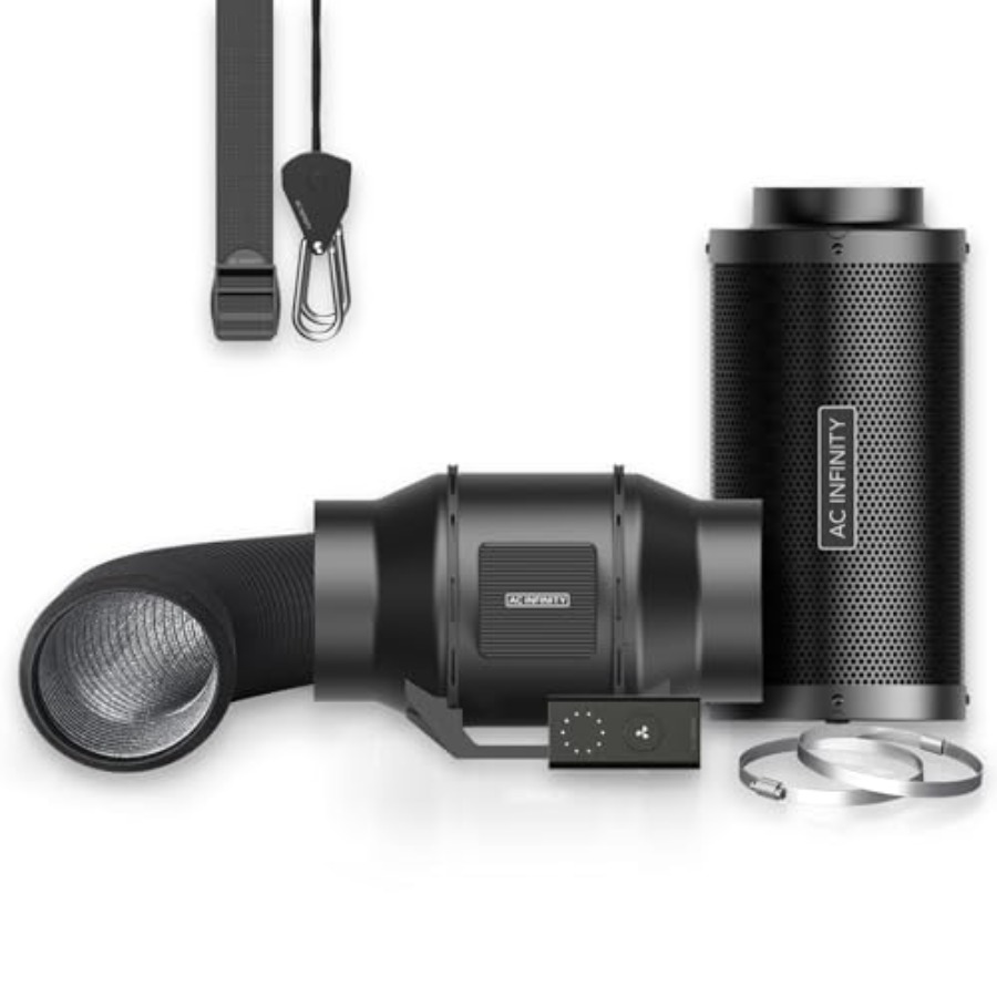 Grow tent air filtration kit:  - Carbon Filter Inline recensie en prijs