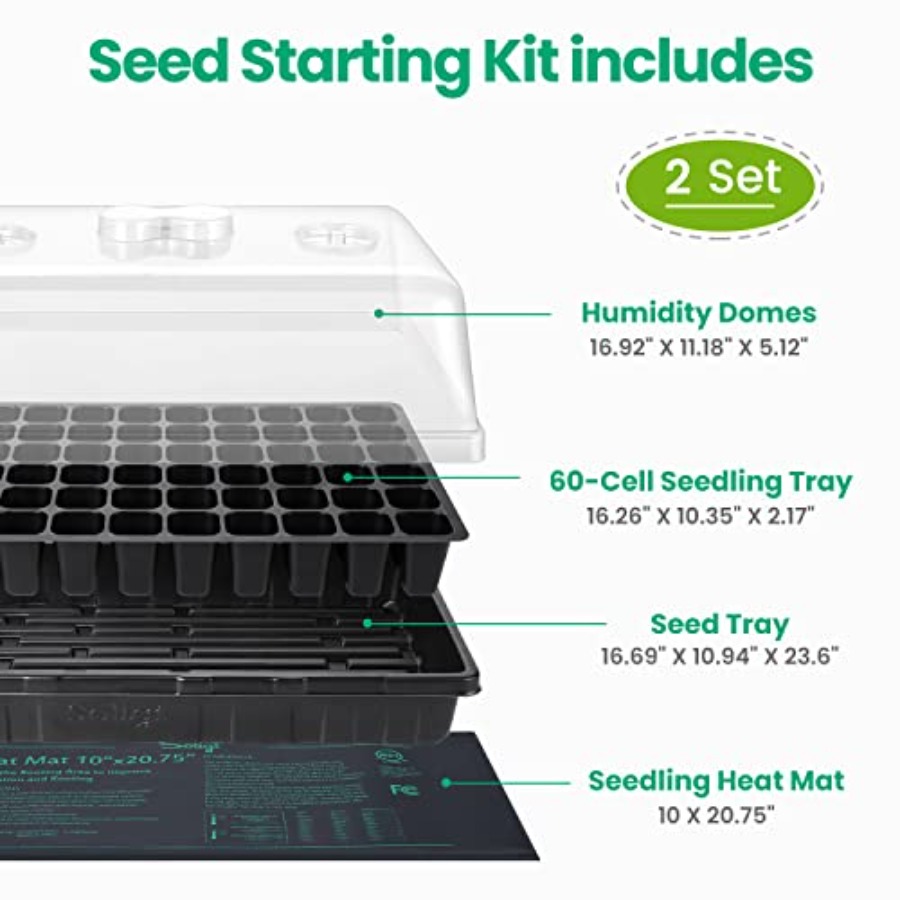 60-Cell Seed Starter Kit - Str - Dome Propagation Kit recensie en prijs