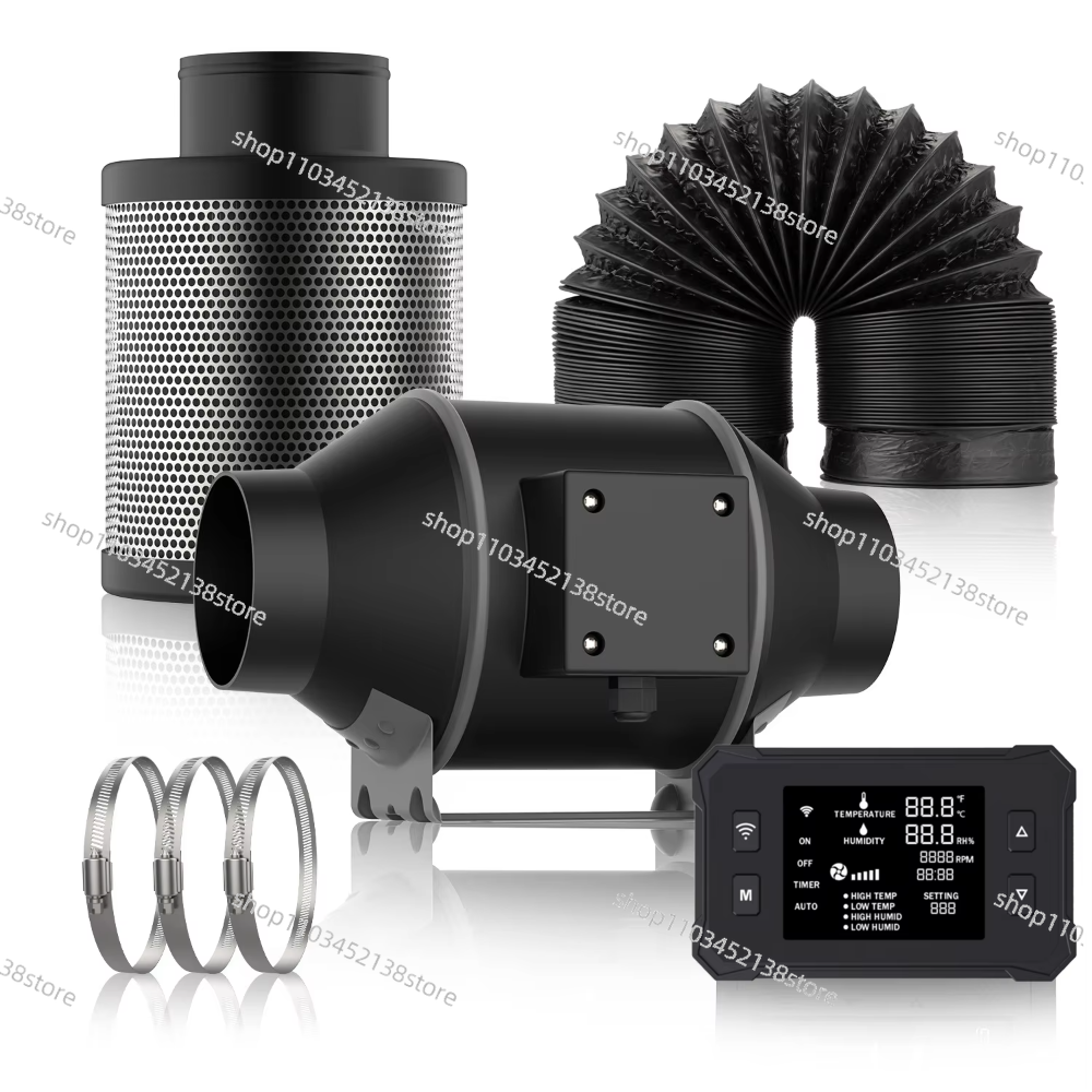 4 Inch Smart Inline Duct Fan w - Carbon Filter Inline recensie en prijs