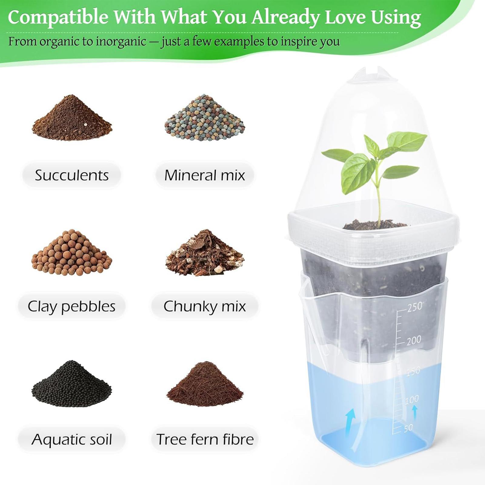Self Watering Pots 12Pcs Seed  - Dome Propagation Kit recensie en prijs