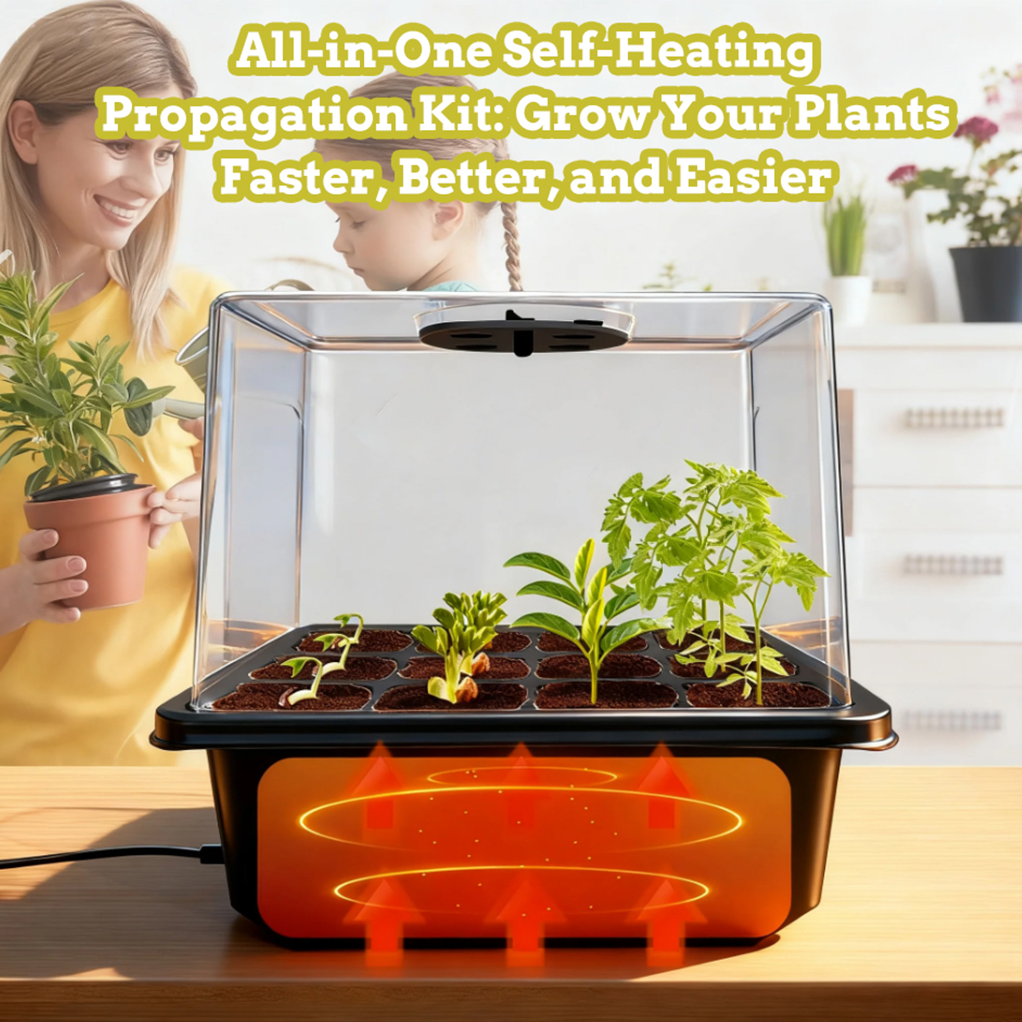 Seed Starter Kit with Built-in - Dome Propagation Kit recensie en prijs
